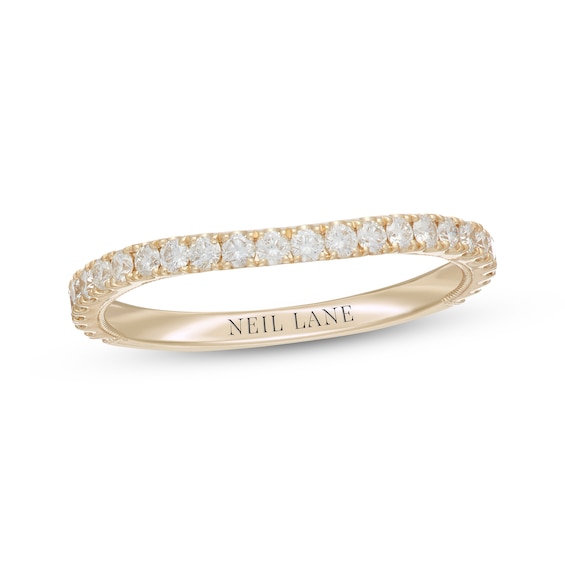 Previously Owned Neil Lane Diamond Wedding Band 3/8 ct tw Round-cut 14K Yellow Gold