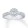 Thumbnail Image 1 of Previously Owned THE LEO Engagement Ring 3/4 ct tw Diamonds 14K White Gold