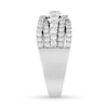 Thumbnail Image 3 of Previously Owned THE LEO Diamond Anniversary Ring 1-1/3 ct tw Round-cut 14K White Gold