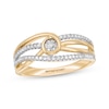 Thumbnail Image 0 of Previously Owned Interwoven Diamond Ring 1/5 ct tw Round-cut 10K Yellow Gold