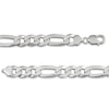 Thumbnail Image 3 of Previously Owned Figaro Chain Necklace Solid Sterling Silver 24&quot;