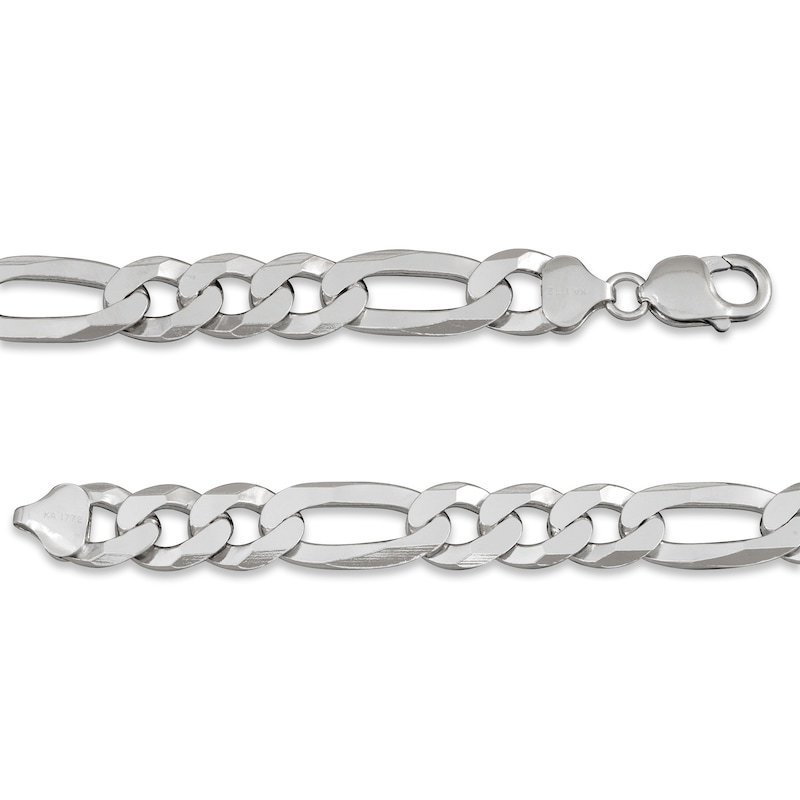 Main Image 3 of Previously Owned Figaro Chain Necklace Solid Sterling Silver 24&quot;