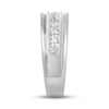 Thumbnail Image 1 of Previously Owned Men's Diamond Wedding Band 1 ct tw Round-cut 10K White Gold
