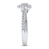 Thumbnail Image 2 of Previously Owned Diamond Heart Ring 1/3 ct tw Round-cut 10K White Gold