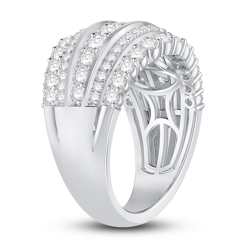 Main Image 2 of Previously Owned Diamond Anniversary Ring 2 ct tw Round-cut 10K White Gold