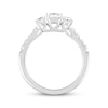 Thumbnail Image 3 of Previously Owned THE LEO Diamond Engagement Ring 7/8 ct tw Princess & Round-cut 14K White Gold
