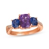 Thumbnail Image 0 of Previously Owned Le Vian Amethyst & Iolite Ring 1/10 ct tw Diamonds 14K Strawberry Gold
