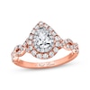 Previously Owned Neil Lane Pear-Shaped Diamond Engagement Ring 1-1/8 ct tw 14K Two-Tone Gold