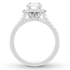 Thumbnail Image 2 of Previously Owned Neil Lane Engagement Ring 2-1/8 ct tw Oval & Round-cut Diamonds 14K White Gold Size 7