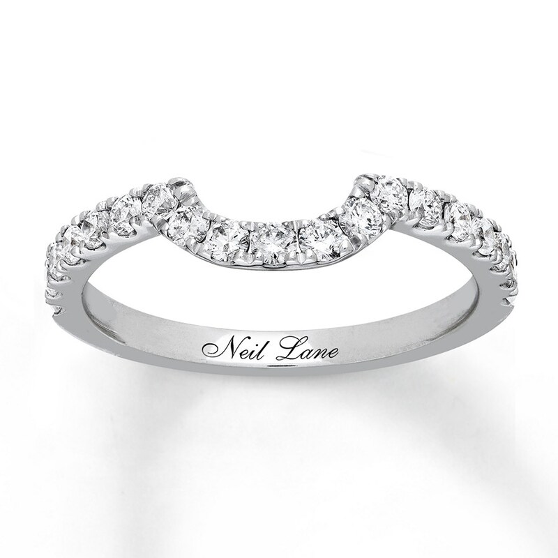Previously Owned Neil Lane Wedding Band 1/2 ct tw Round-cut Diamonds 14K White Gold