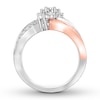 Thumbnail Image 2 of Previously Owned Diamond Engagement Ring 3/4 ct tw Round-cut 14K Two-Tone Gold