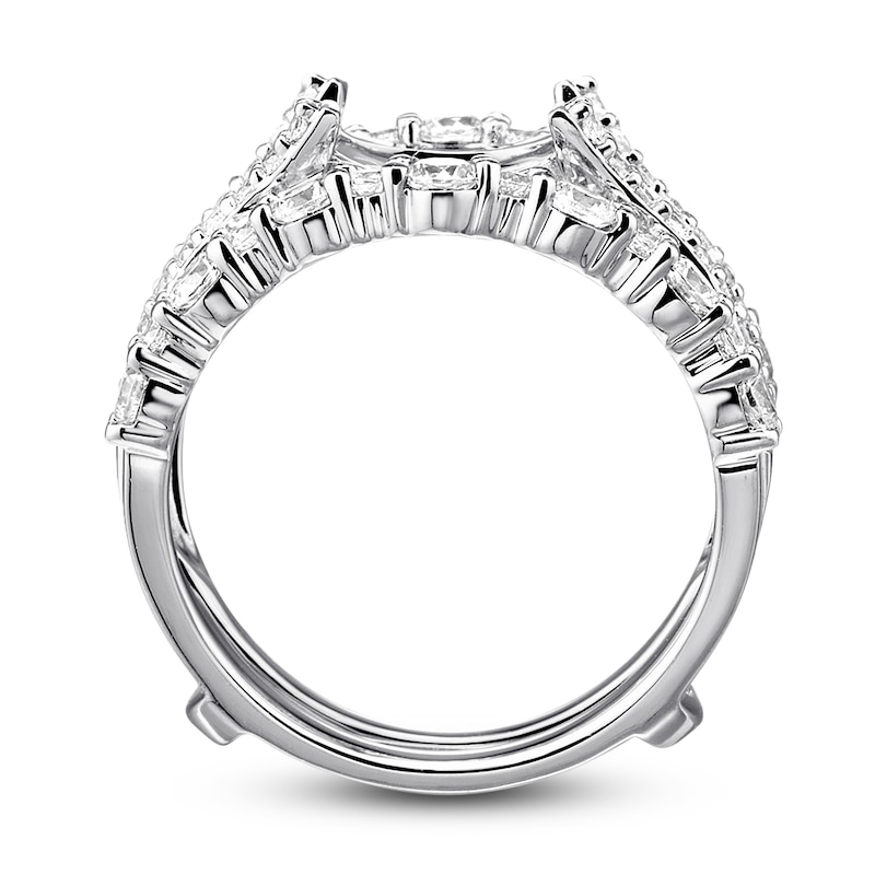 Main Image 2 of Previously Owned Diamond Enhancer Ring 1-1/3 ct tw Round-cut 14K White Gold
