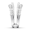 Thumbnail Image 3 of Previously Owned Diamond Enhancer Ring 1-1/3 ct tw Round-cut 14K White Gold