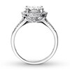 Thumbnail Image 1 of Previously Owned Diamond Engagement Ring 7/8 ct tw Round-cut 14K White Gold