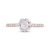 Thumbnail Image 3 of Previously Owned Adrianna Papell Diamond Engagement Ring 5/8 ct tw Round & Marquise 14K Rose Gold