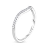 Previously Owned Adrianna Papell Diamond Contour Band 1/6 ct tw 14K White Gold