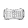 Thumbnail Image 4 of Previously Owned Men's Diamond Band 1-1/2 ct tw Round-cut 10K White Gold