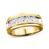 Thumbnail Image 1 of Previously Owned Men's Diamond Wedding Band 1 ct tw 10K Yellow Gold