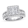 Thumbnail Image 0 of Previously Owned Diamond Engagement Ring 2 ct tw Princess/Round 14K White Gold