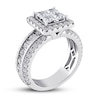 Thumbnail Image 1 of Previously Owned Diamond Engagement Ring 2 ct tw Princess/Round 14K White Gold