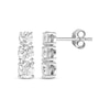 Thumbnail Image 1 of Previously Owned Three-Stone Round-cut Diamond Earrings 1-1/2 ct tw 14K White Gold