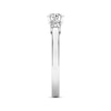Thumbnail Image 2 of Previously Owned Diamond Engagement Ring 1/2 ct tw Round & Baguette 14K White Gold