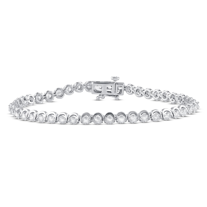 Main Image 1 of Previously Owned Diamond Bracelet 2 ct tw 10K White Gold