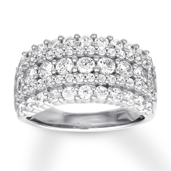 Previously Owned Diamond Anniversary Band 2 ct tw 10K White Gold