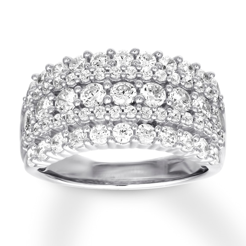 Previously Owned Diamond Anniversary Band 2 ct tw 10K White Gold