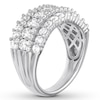 Thumbnail Image 2 of Previously Owned Diamond Anniversary Band 2 ct tw 10K White Gold