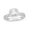 Thumbnail Image 0 of Previously Owned Neil Lane Diamond Engagement Ring 1-5/8 ct tw Cushion & Round-cut14K White Gold