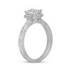 Thumbnail Image 2 of Previously Owned Neil Lane Diamond Engagement Ring 1 ct tw Emerald & Round-cut 14K White Gold
