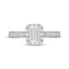 Thumbnail Image 3 of Previously Owned Neil Lane Diamond Engagement Ring 1 ct tw Emerald & Round-cut 14K White Gold