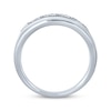 Thumbnail Image 1 of Previously Owned THE LEO Diamond Men's Band 1 ct tw Round-cut 14K White Gold