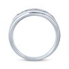 Thumbnail Image 2 of Previously Owned THE LEO Diamond Men's Band 1 ct tw Round-cut 14K White Gold