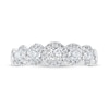 Thumbnail Image 2 of Previously Owned THE LEO Diamond Anniversary Ring 3/4 ct tw Round-cut 14K White Gold