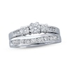 Thumbnail Image 2 of Previously Owned Diamond Enhancer Ring 1/2 ct tw Round-cut 14K White Gold - Size 11.25
