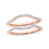Thumbnail Image 1 of Previously Owned Diamond Wedding Bands 1/4 ct tw Round-cut 14K Rose Gold Size 4.5