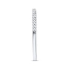 Thumbnail Image 2 of Previously Owned Diamond Wedding Band 1/10 ct tw Round-cut 10K White Gold - Size 4.5