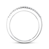 Thumbnail Image 3 of Previously Owned Diamond Wedding Band 1/10 ct tw Round-cut 10K White Gold - Size 4.5