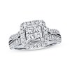 Thumbnail Image 1 of Previously Owned Diamond Engagement Ring 1 ct tw Princess-cut 14K White Gold - Size 10.5