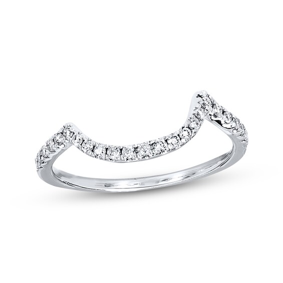 Previously Owned Diamond Wedding Band 1/5 ct tw Round-cut 14K White Gold Size 4.5