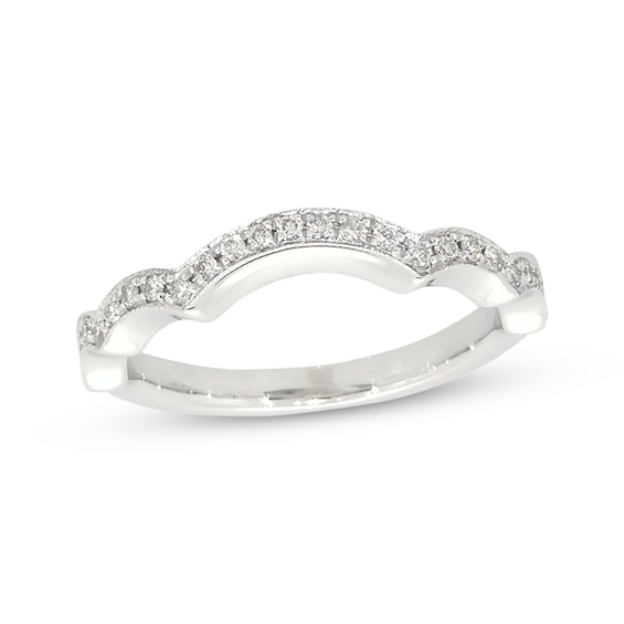 Previously Owned Neil Lane Bridal Wedding Band 1/3 ct tw Round-cut Diamonds 14K White Gold Size 4.5