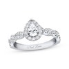 Previously Owned Neil Lane Pear-Shaped Diamond Engagement Ring 3/4 ct tw 14K White Gold