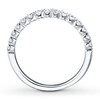 Thumbnail Image 2 of Previously Owned Diamond Wedding Band 3/8 ct tw Round-cut 14K White Gold - Size 4.5