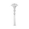 Thumbnail Image 2 of Previously Owned Diamond Engagement Ring 1/3 ct tw Marquise/Round 10K White Gold Size 9.25