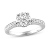 Thumbnail Image 1 of Previously Owned Diamond Engagement Ring 3/4 ct tw Round-cut 14K White Gold - Size 4.5