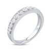 Thumbnail Image 2 of Previously Owned Anniversary Band 1/2 ct tw Round-Cut Diamonds 10K White Gold - Size 9.75