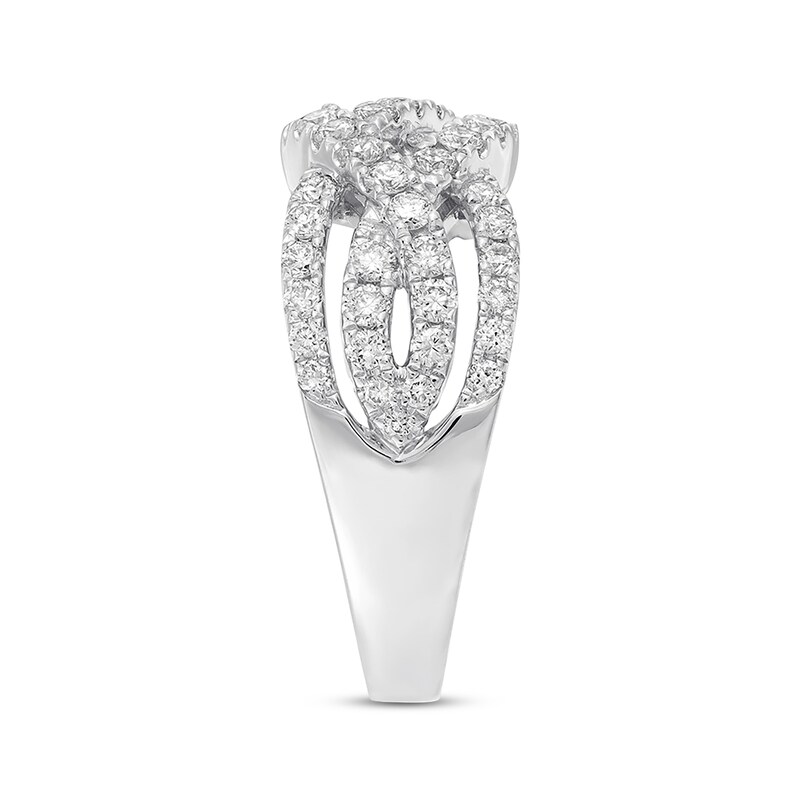 Main Image 2 of Previously Owned Neil Lane Round-Cut Diamond Anniversary Band 1 carat tw 14K White Gold Size 10