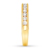 Thumbnail Image 3 of Previously Owned Diamond Anniversary Band 1/2 ct tw Round-cut 10K Yellow Gold - Size 4
